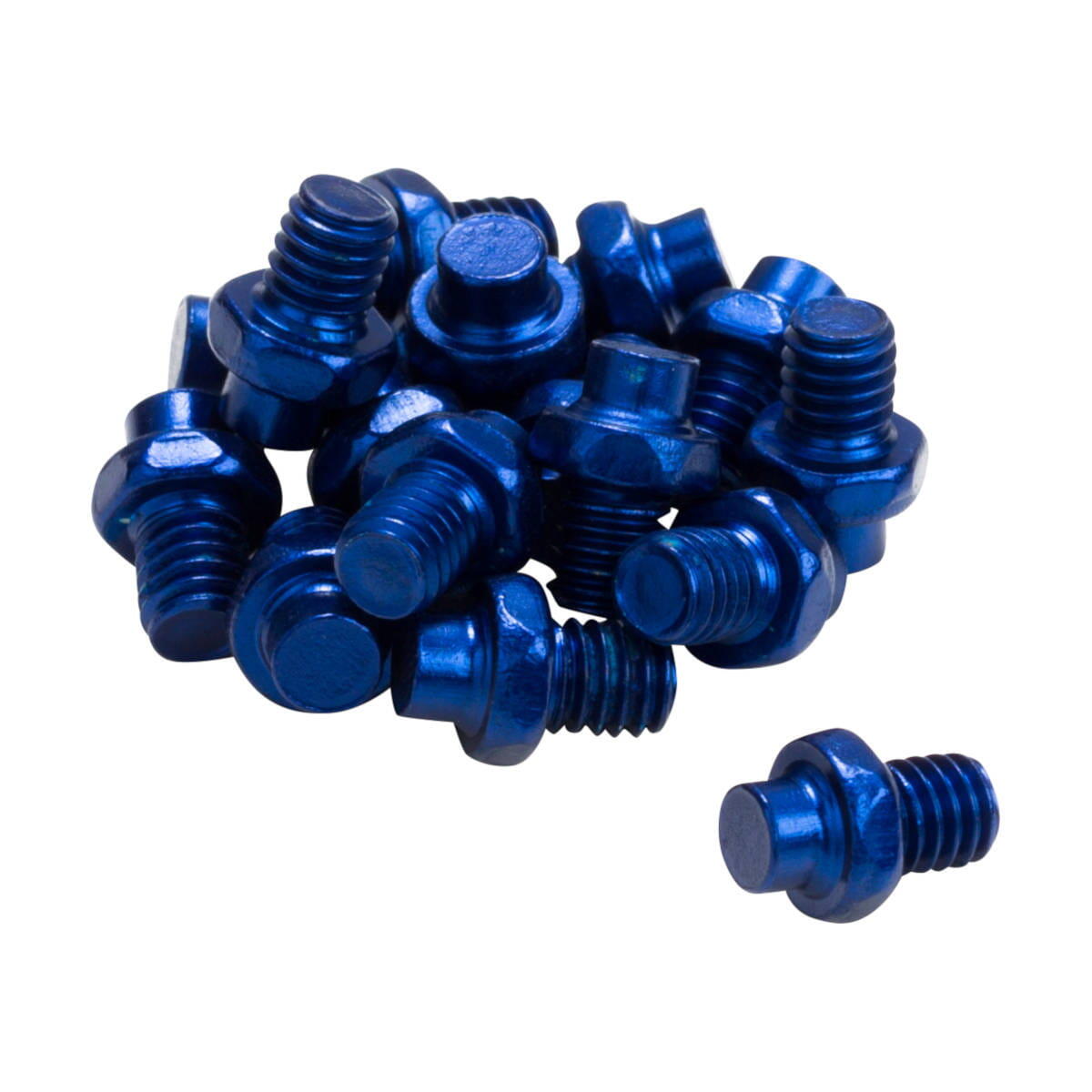 REVERSE Perni di ricambio per pedali a piattaforma 16 pezzi Lega - M4 - Blu