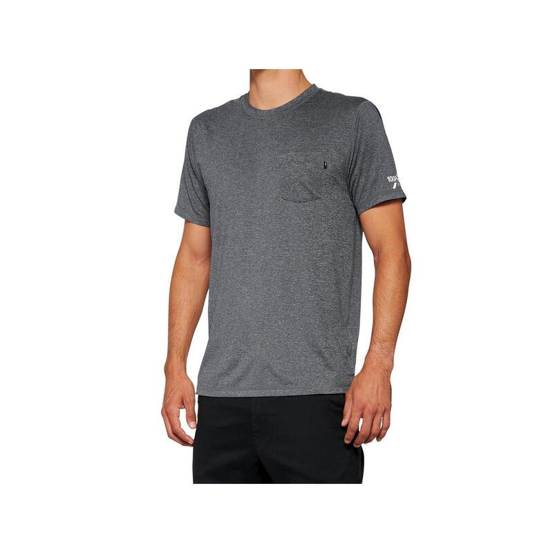 Mission Athletic T-Shirt - Heather Charcoal