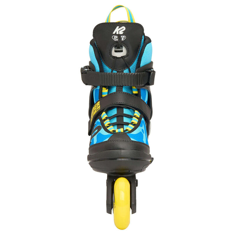 Gyerek állítható gyorsfűzős görkorcsolya - K2 Raider Pro light blue/yellow