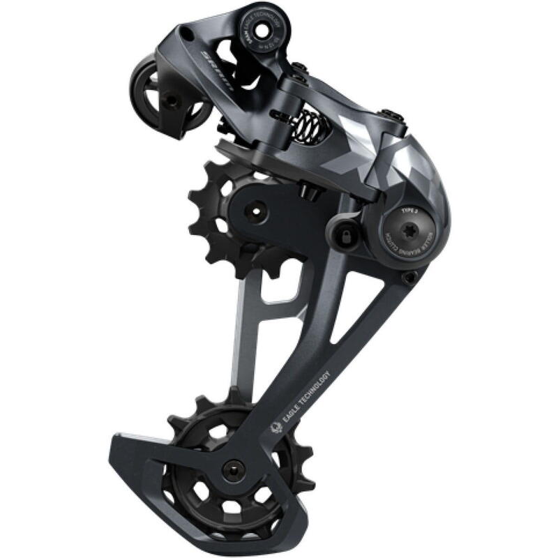 X01 Eagle achterderailleur 12 versnellingen - Type 3.0 - Zwart/Grijs