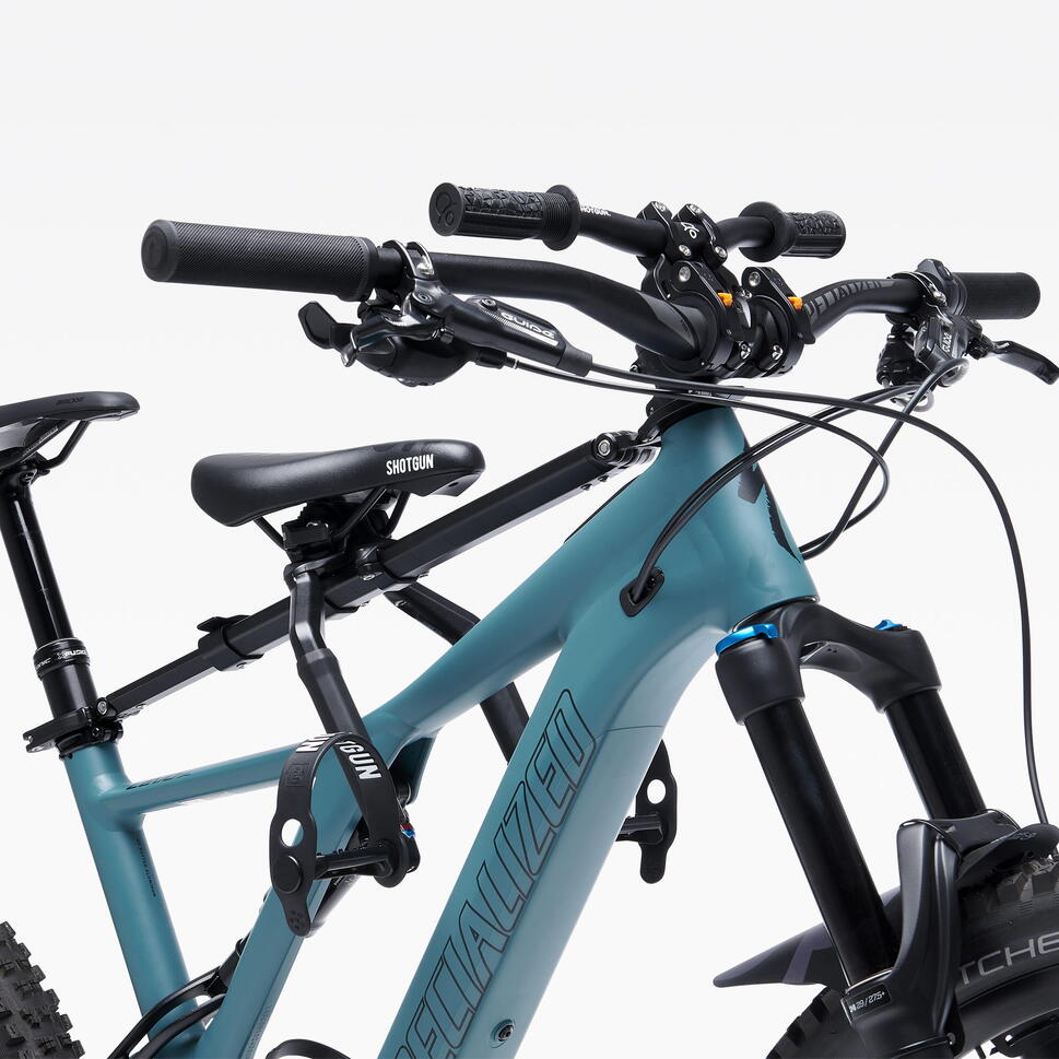 Dziecięce nosidełko rowerowe Shotgun MTB Front czarny
