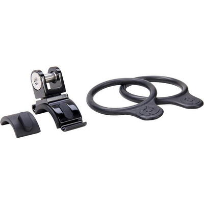 Stuurhouder - geanodiseerd aluminium zwart gepolijst