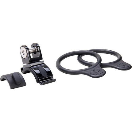 Support de guidon - Aluminium anodisé noir poli