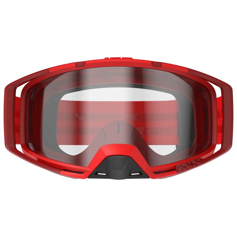 Trigger Goggle Clear Lens - Racing Red