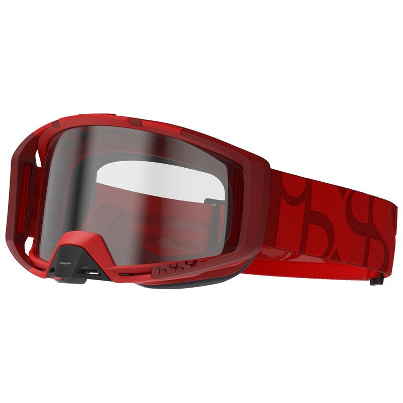 Máscara Trigger Lente Transparente - Racing Red