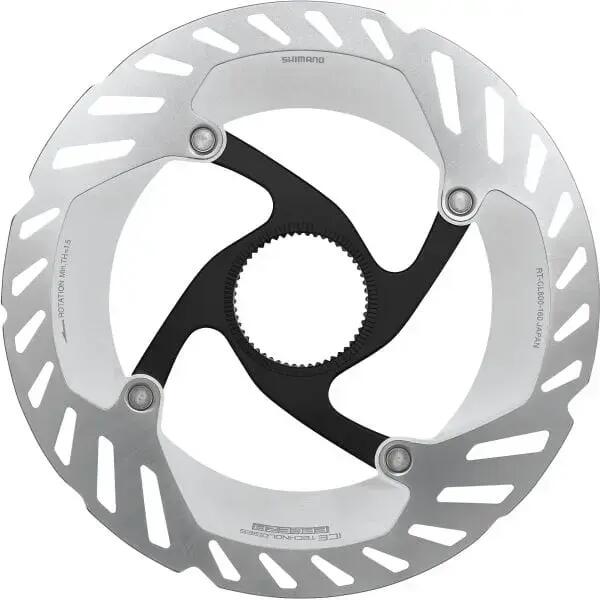 Brake disc Shimano avec bague de blocage cannelures internes avec aimant RT-CL80