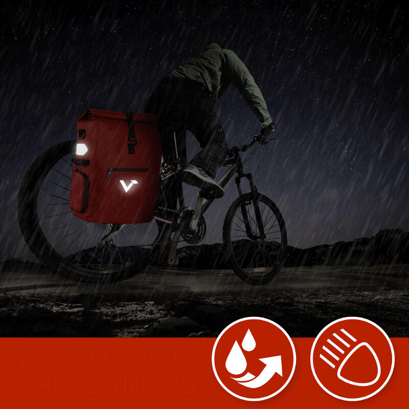 ValkPro - 3in1 Fahrradtasche & Gepäckträgertasche mit smarten Features