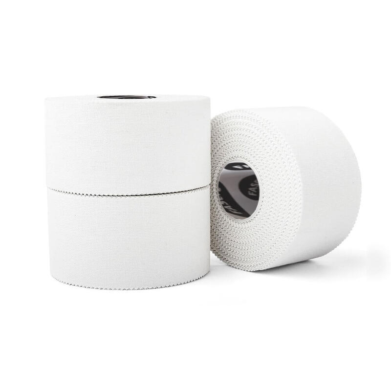 FASCIQ® Athletic Tape (2.5 cm) 12 rollen - Wit - 100% zacht katoen