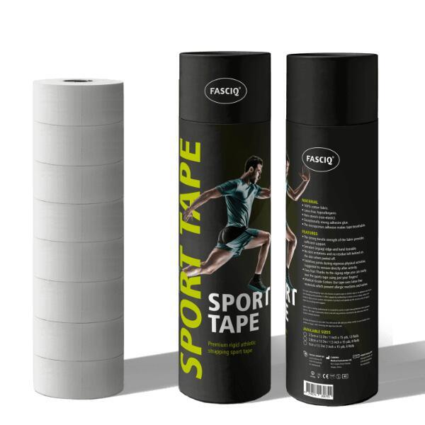 FASCIQ® Athletic Tape (2.5 cm) 12 rollen - Wit - 100% zacht katoen
