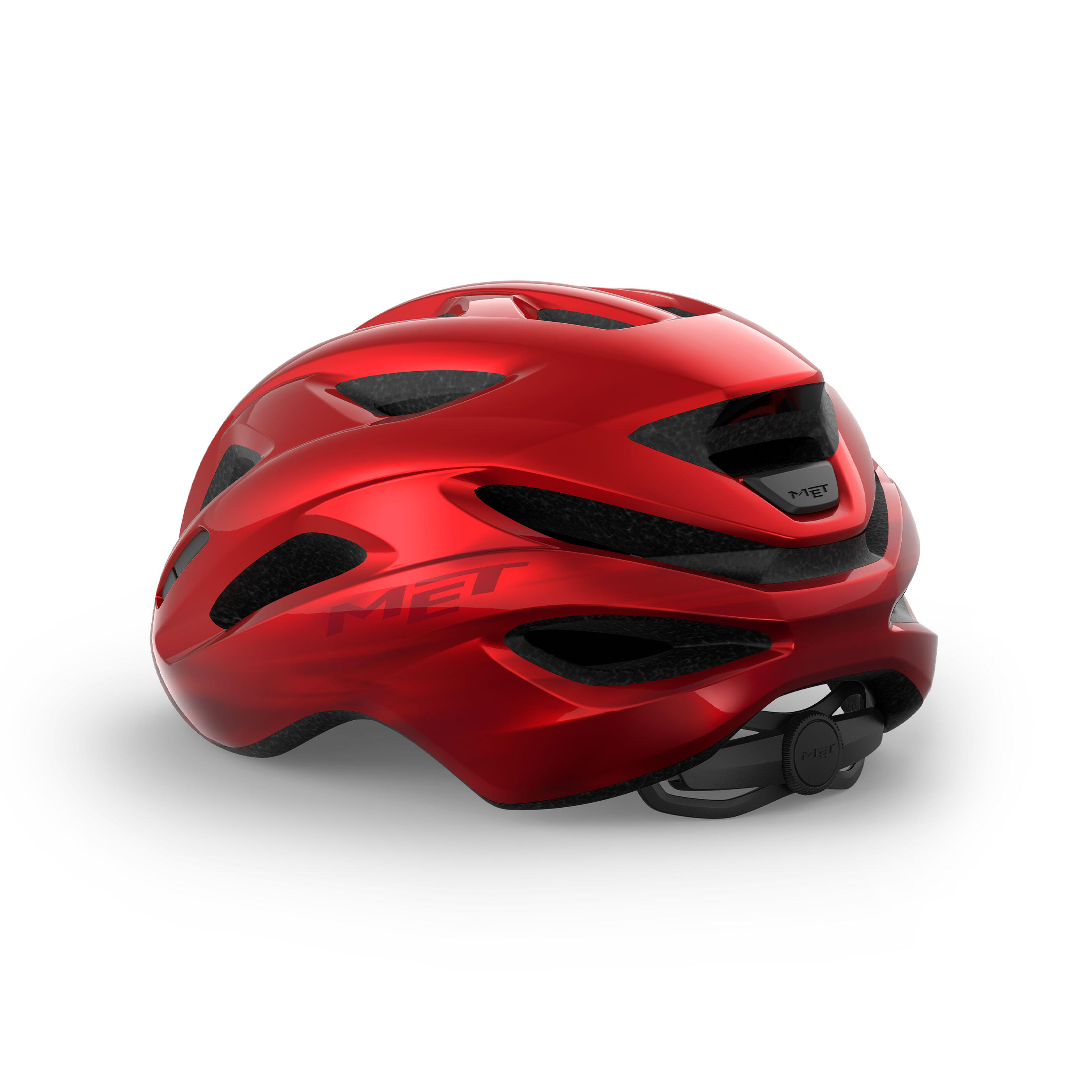 MET IDOLO Red Metallic XL Road Bike Helmet 2/4