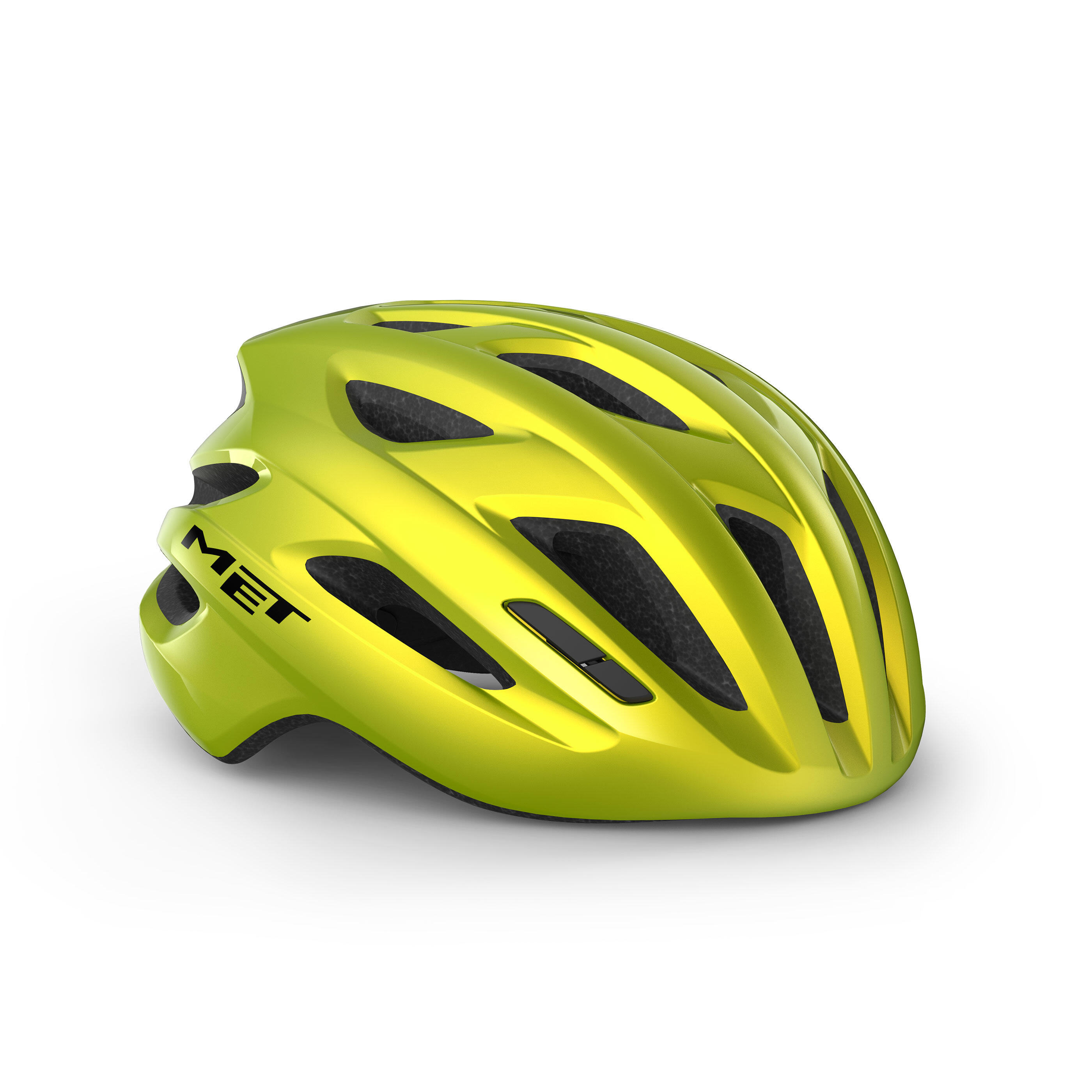 MET MET IDOLO Lime Yellow Metallic XL Road Bike Helmet