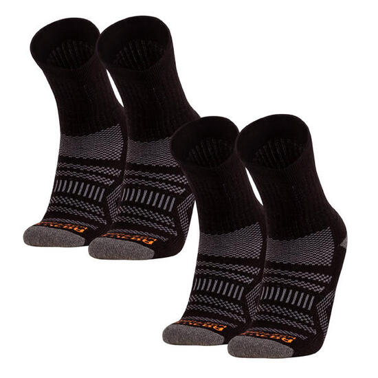 Chaussettes de randonnée trekking montagne thermiques coton PIMA homme femme