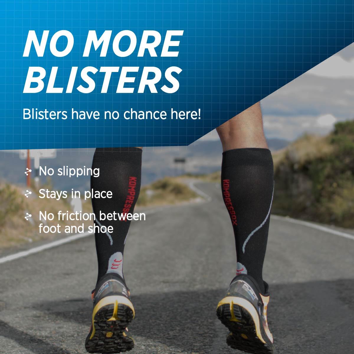 Compressiekousen hardlopen fiets voetbal volleybal padel gym sport heren dames 3/7