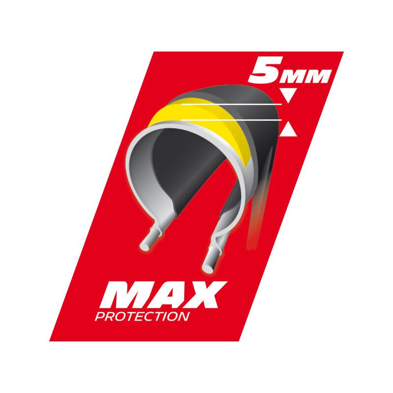 Pneu rígido com parede lateral reflectora Michelin Protek Max Performance Line 3