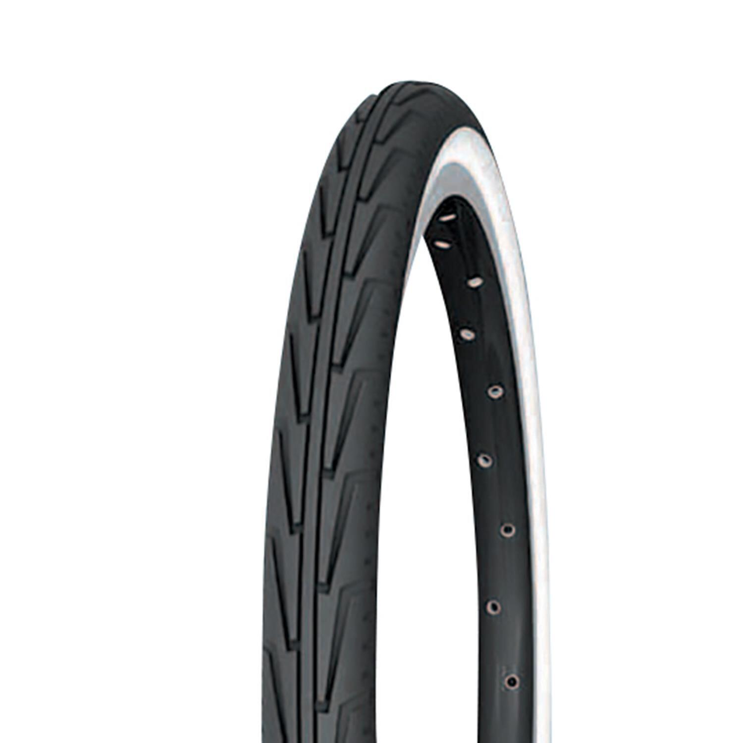 Michelin - Pneu Ville Michelin City Junior 20'' (etrto 451) Tubetype Rigide Noir Blanc - Pneu - Blanc|noir - Decathlon