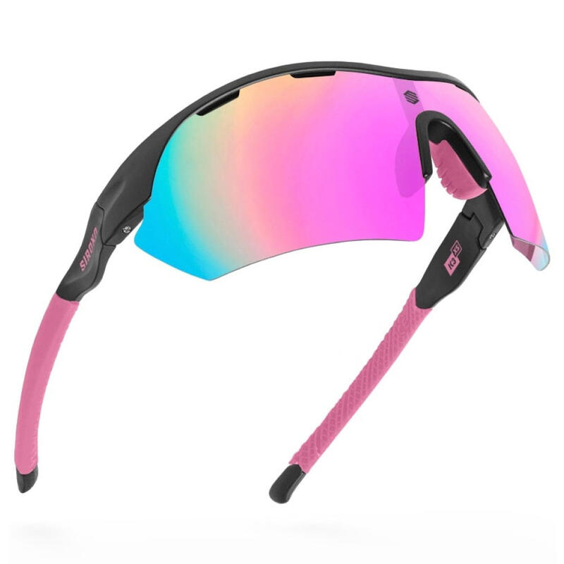 Gafas de sol para niños ciclismo Niños y Niñas K3Xs Kids Happy Road Negro