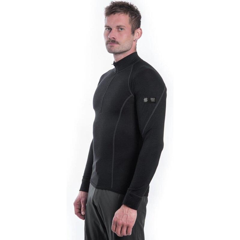 Tee Activo de Baselayer Merino Manga Comprida para Homens do Exterior X-Large