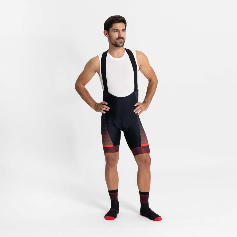 Korte Fietsbroek Met Bretels Heren Hero II