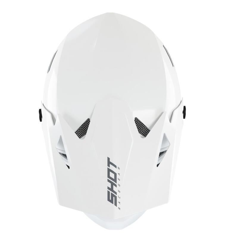 Casco bmx niño integral Shot Rogue Solid blanco