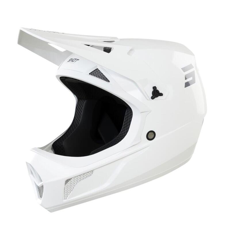 Casco bmx niño integral Shot Rogue Solid blanco