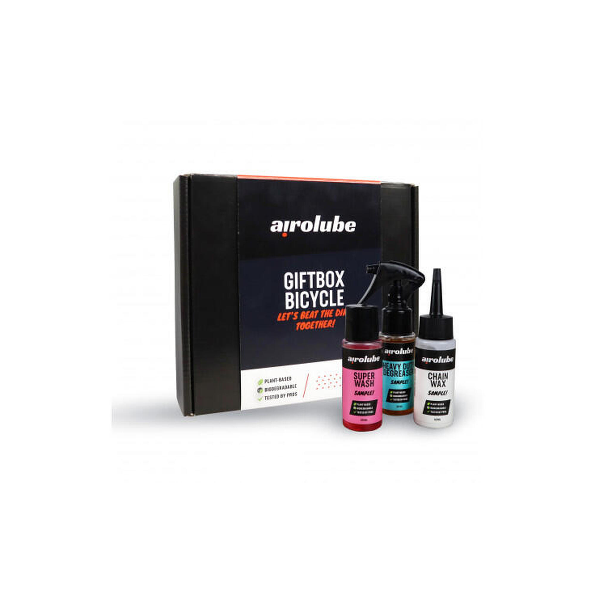 Airolube - Coffret Cadeau Airolube Pour Vélo Avec Essentiels D'Entretien - Mousse Anti-pincement - Noir - 50 Ml - Decathlon