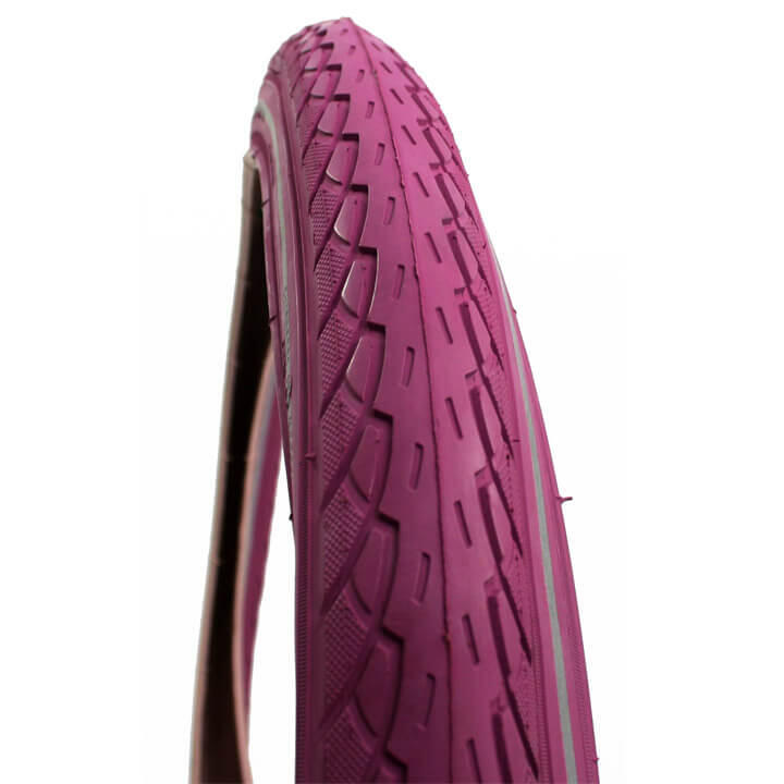DELI TIRE Deli Tire copertone 26 x 1.75 (47-559) fucsia riflettente non pieghevole.