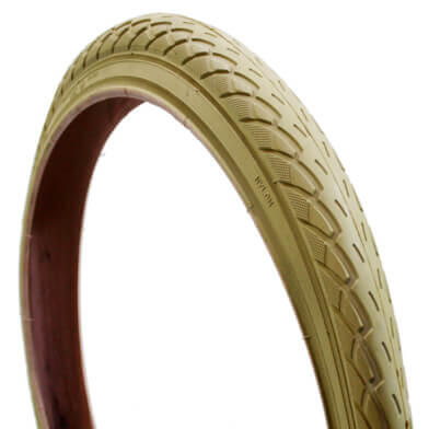 Deli Tire - Pneu Deli Sa-206 16 X 1,75 Crème Pour Vélos D'Enfants - Pneu - Blanc|marron - Decathlon