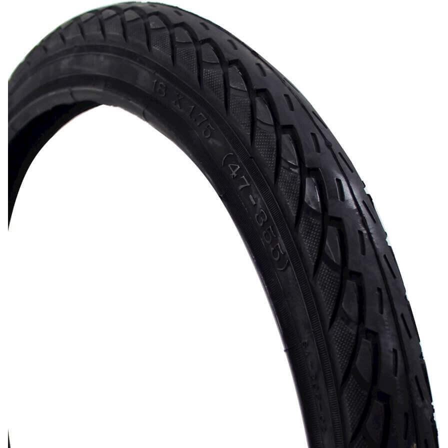 Deli Tire - Deli Pneu Sa-206 18 X 1,75 Noir - Pneu De Qualité Pour Ville - Pneu - Noir - Decathlon
