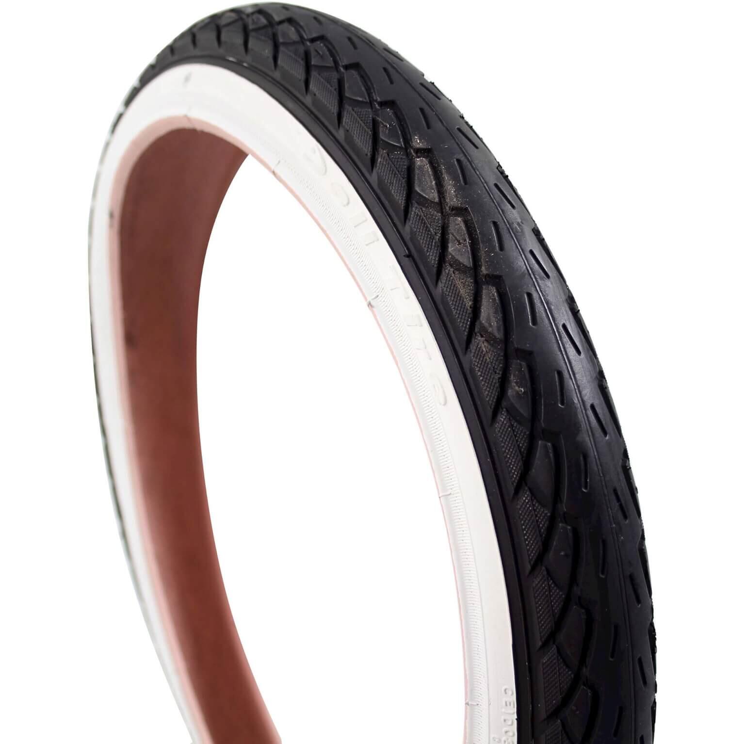 DELI TIRE Deli Tire pneumatico cittadino 18 x 1,75 (47-355) nero/bianco.