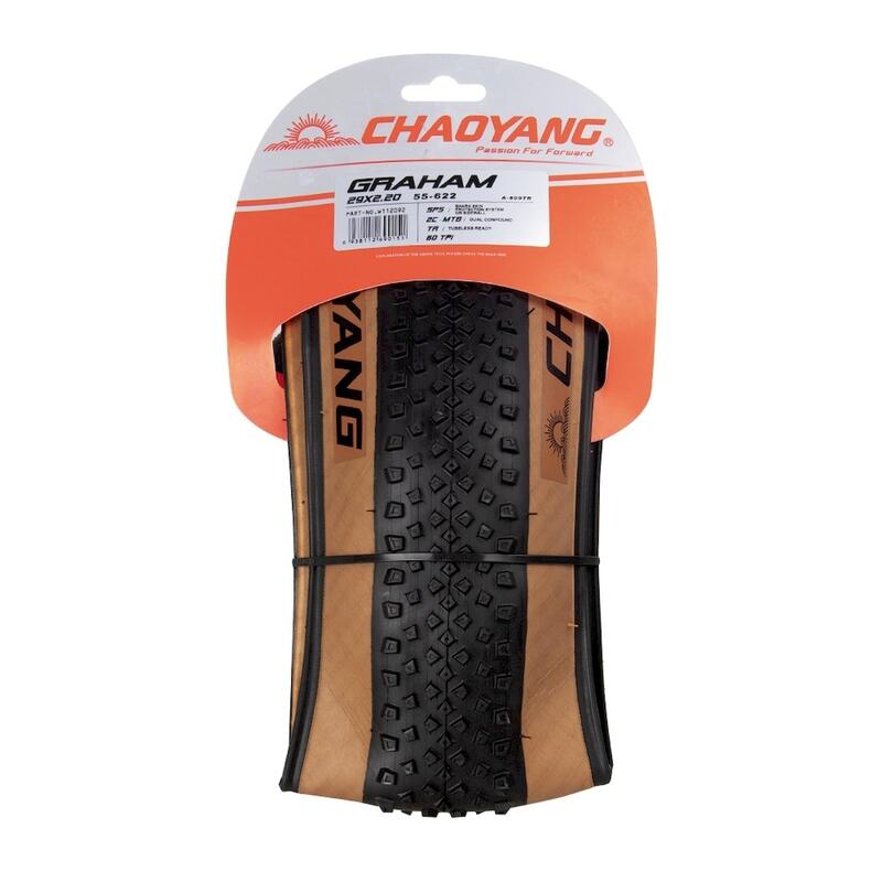 Pneus Tubeless Ready Dobrável 29x2,20/ETRTO 55-622 TPI 60 CHAOYANG Graham