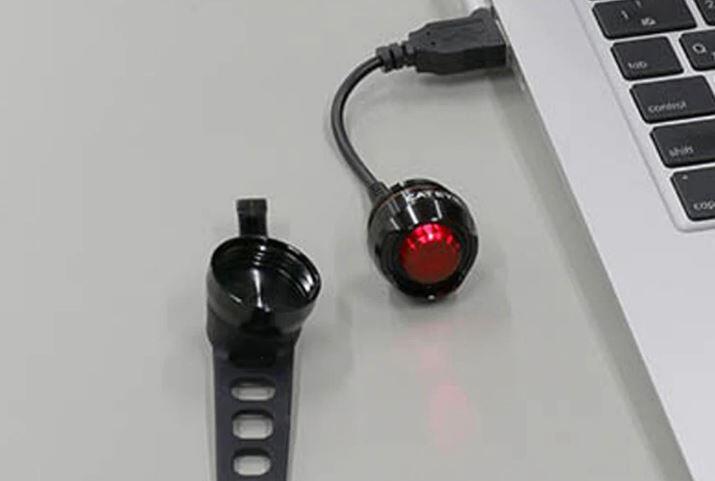 Orb Set Front/Rear Battery Light Polished Black 2/3