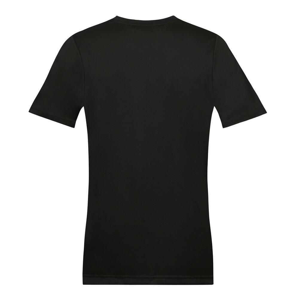 Camiseta Manches EVERLAST Courtes Moss Negra Logo Blanco 2/4
