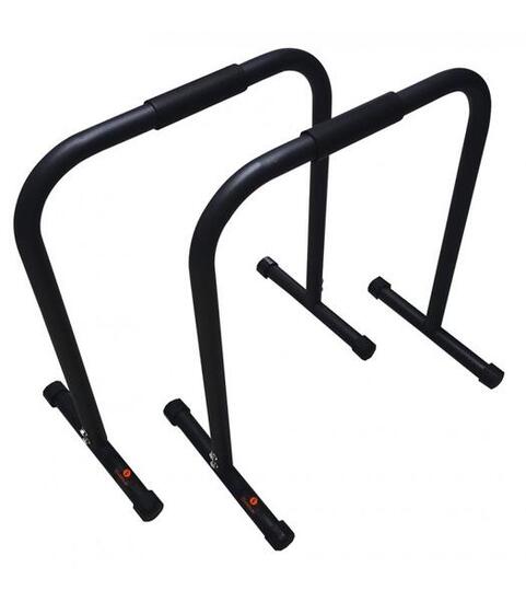 Parallettes XL set de 2 noir 63x37,5x72 cm robustes