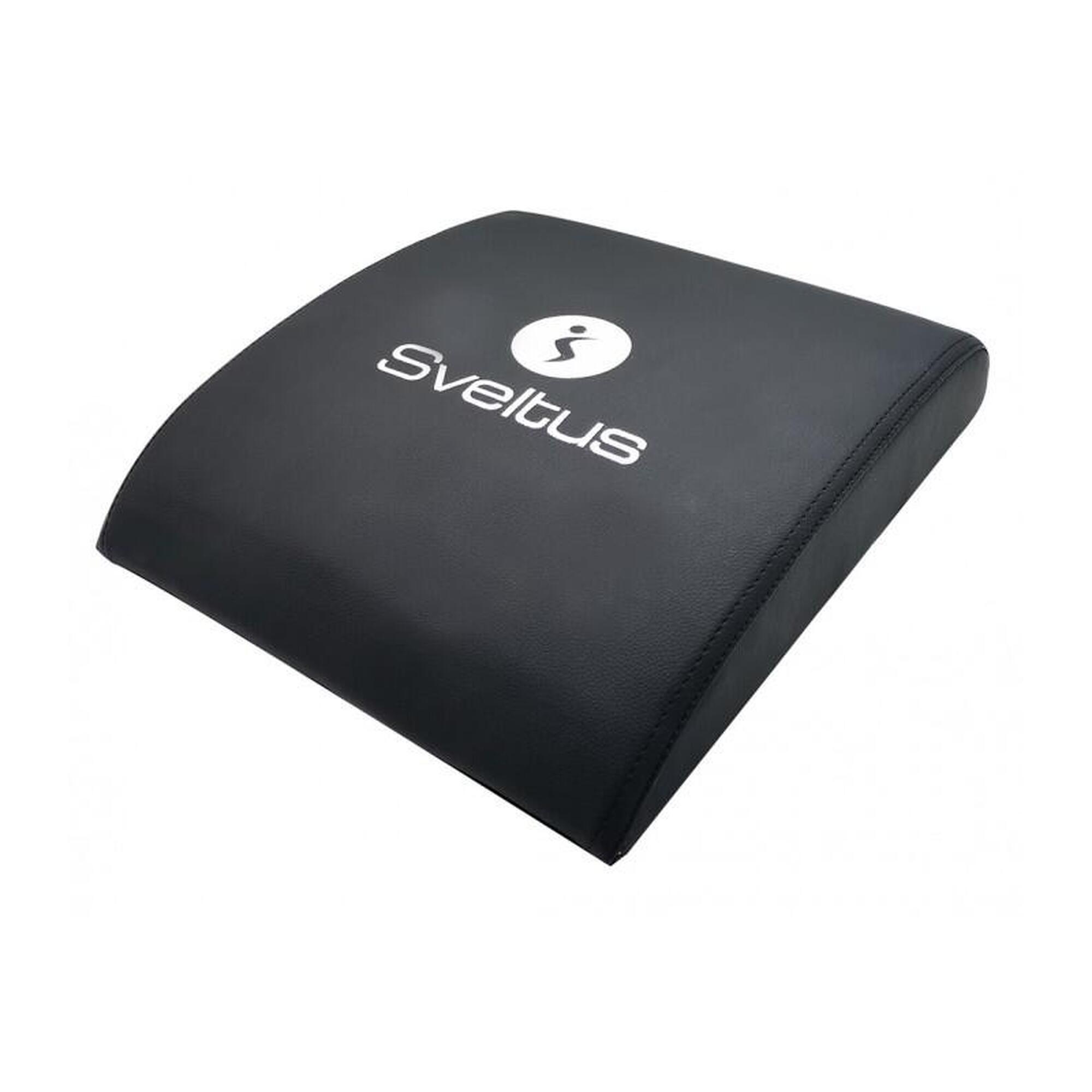 SVELTUS Sveltus AB Matte Compact Padded Ab Mat, Black