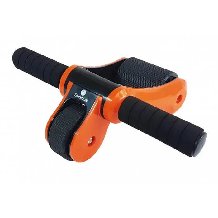 Ab Wheel Ab Roller Orange Foldable Double Stable Wheel