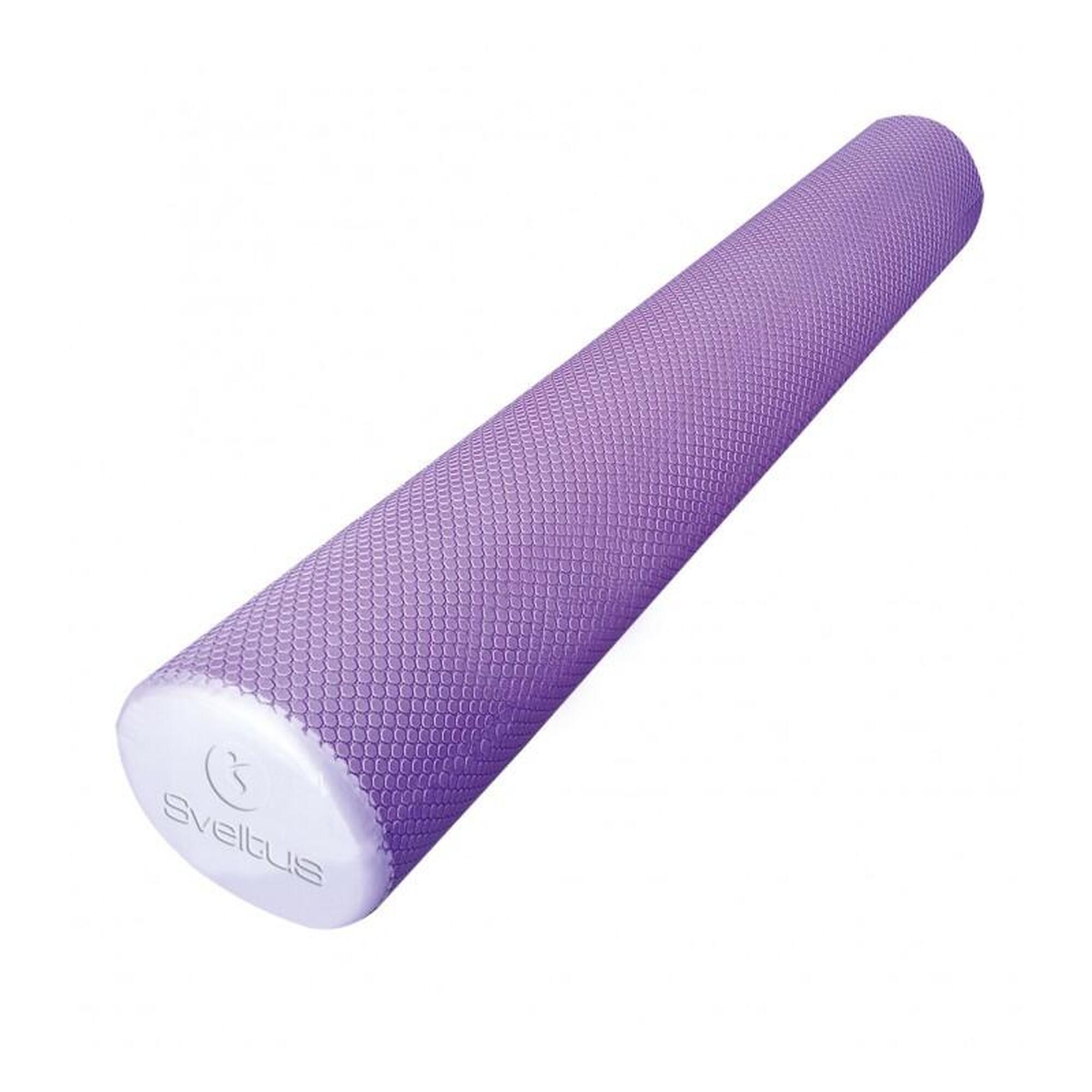 SVELTUS Rouleau Pilates s strukturovanou pěnou růžová/fialová