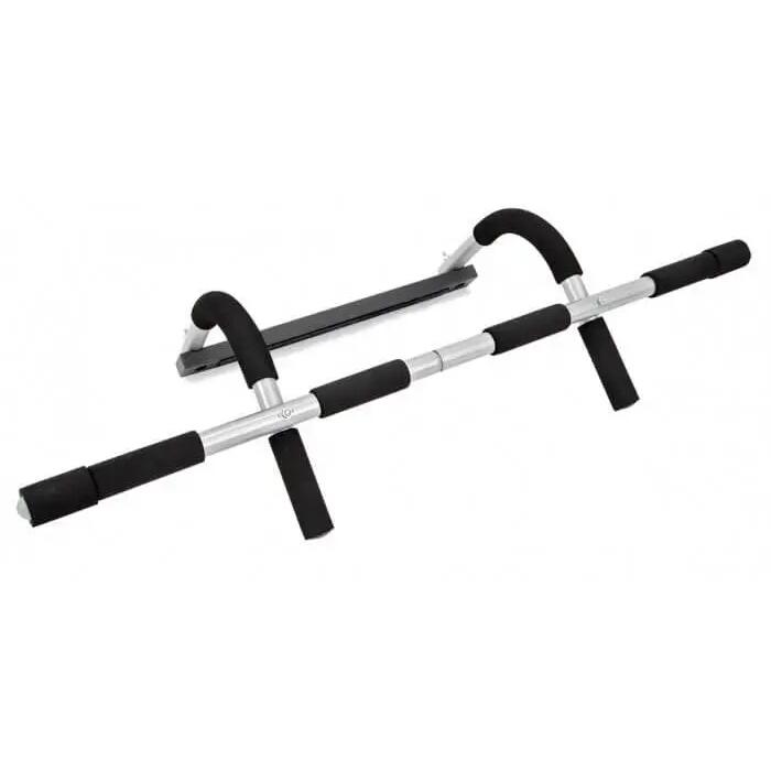 Push and Pull Pull-up Bar Steel Black 61–82 cm Foam