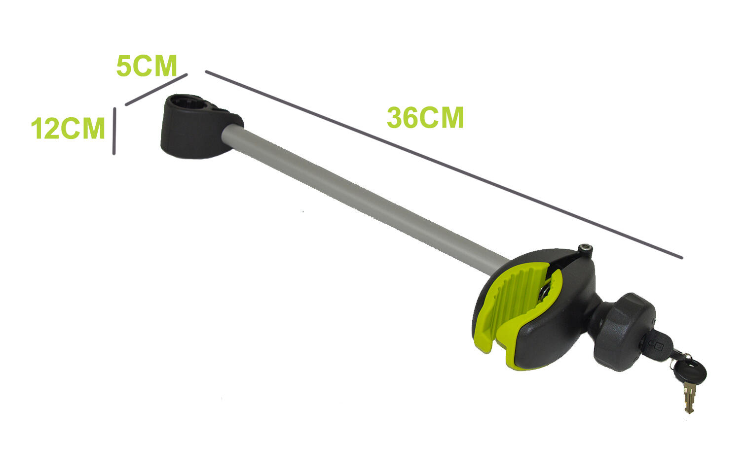 Lange arm met klem en slot 4/4