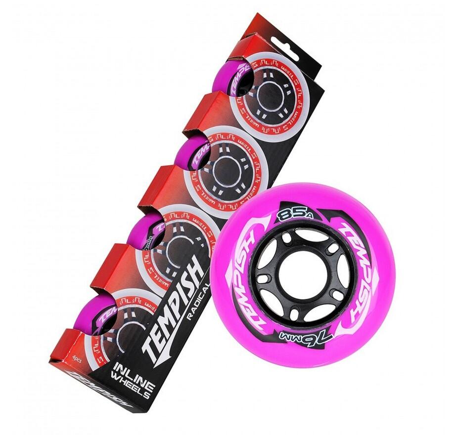 Kółka do rolek TEMPISH Radical Color PU 85A 2/2