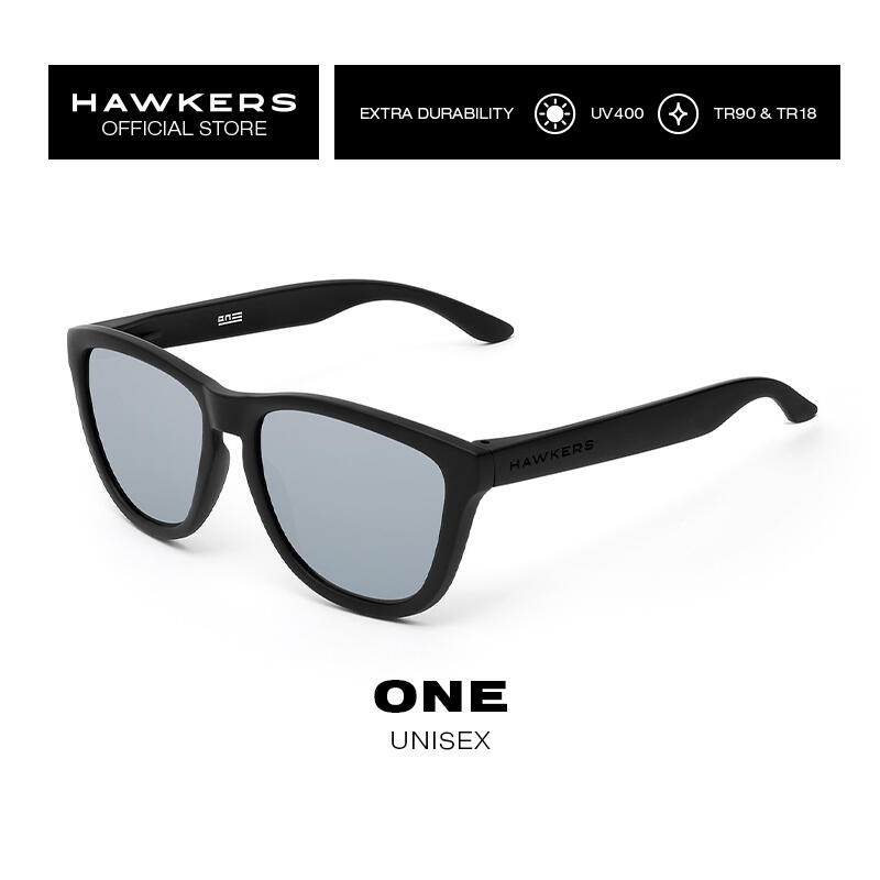 Zonnebrillen voor Mannen en Vrouwen ONE CARBON Black Silver