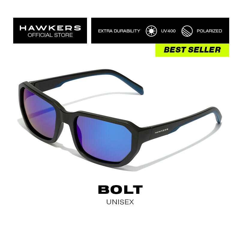 Lunettes de soleil pour homme et femme BLACK BLUE POLARIZED - BOLT