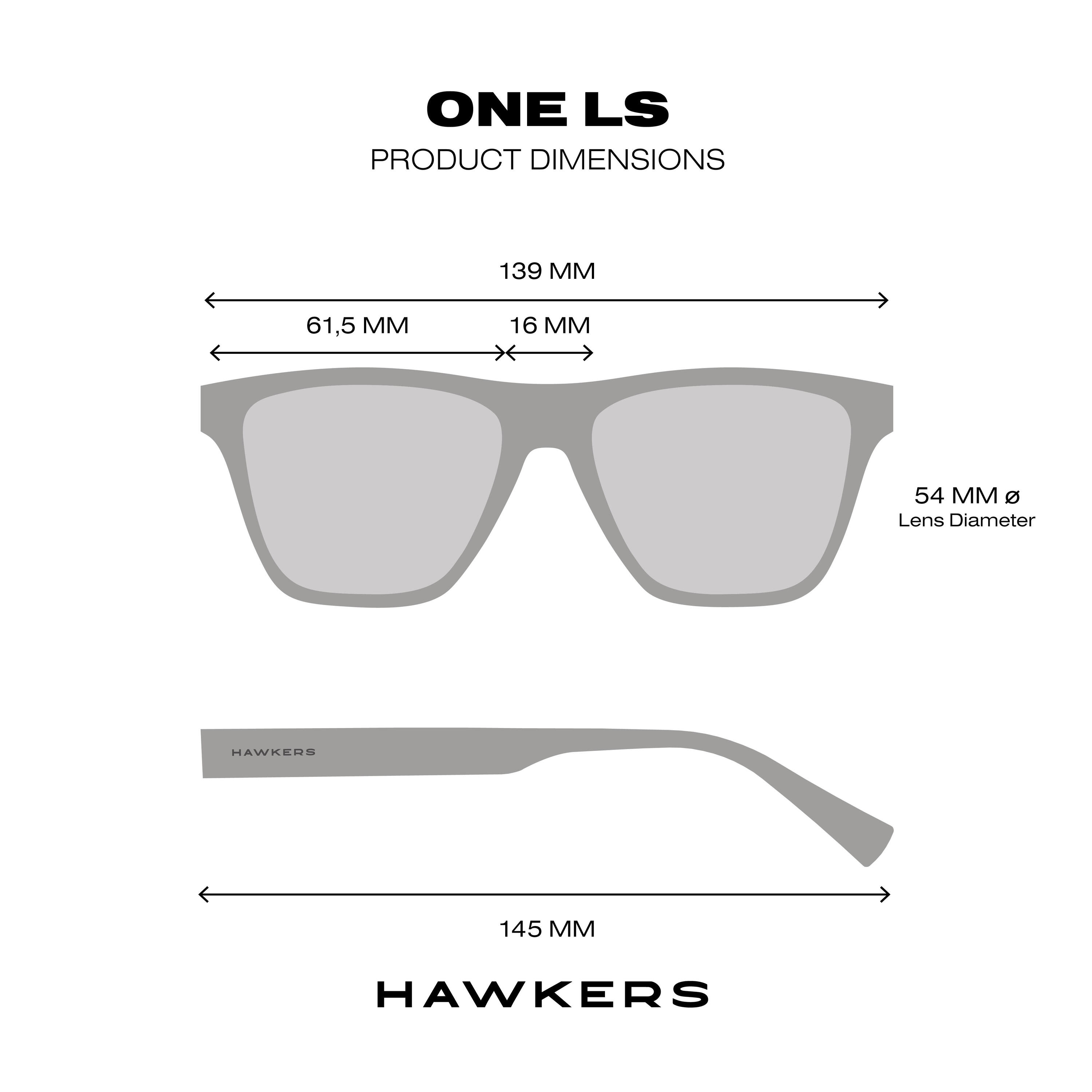 HAWKERS - Lunettes de soleil pour homme et femme BLACK DAYLIGHT - ONE LS Raw 3/5