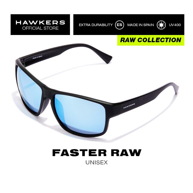 sobras arco activación Gafas de sol para Hombre y Mujer BLACK DARK POLARIZED - FASTER Raw |  Decathlon