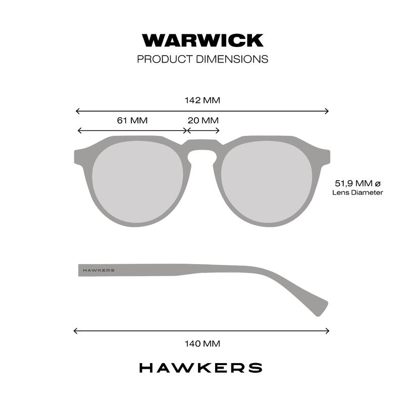 Óculos de sol para Homens e Mulheres BLACK POLARIZED - WARWICK Raw