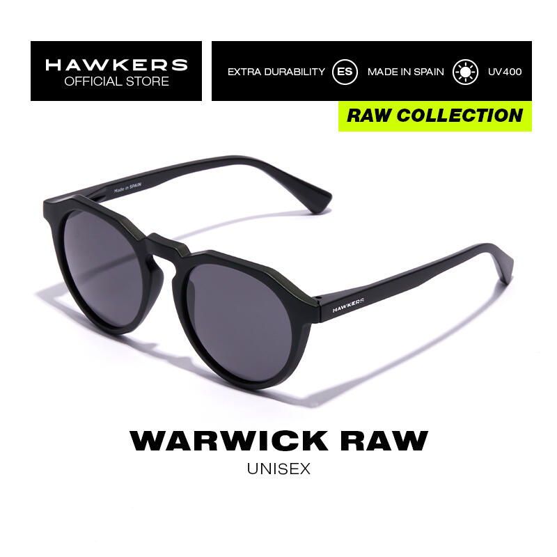 Lunettes de soleil pour homme et femme BLACK DARK - WARWICK Raw