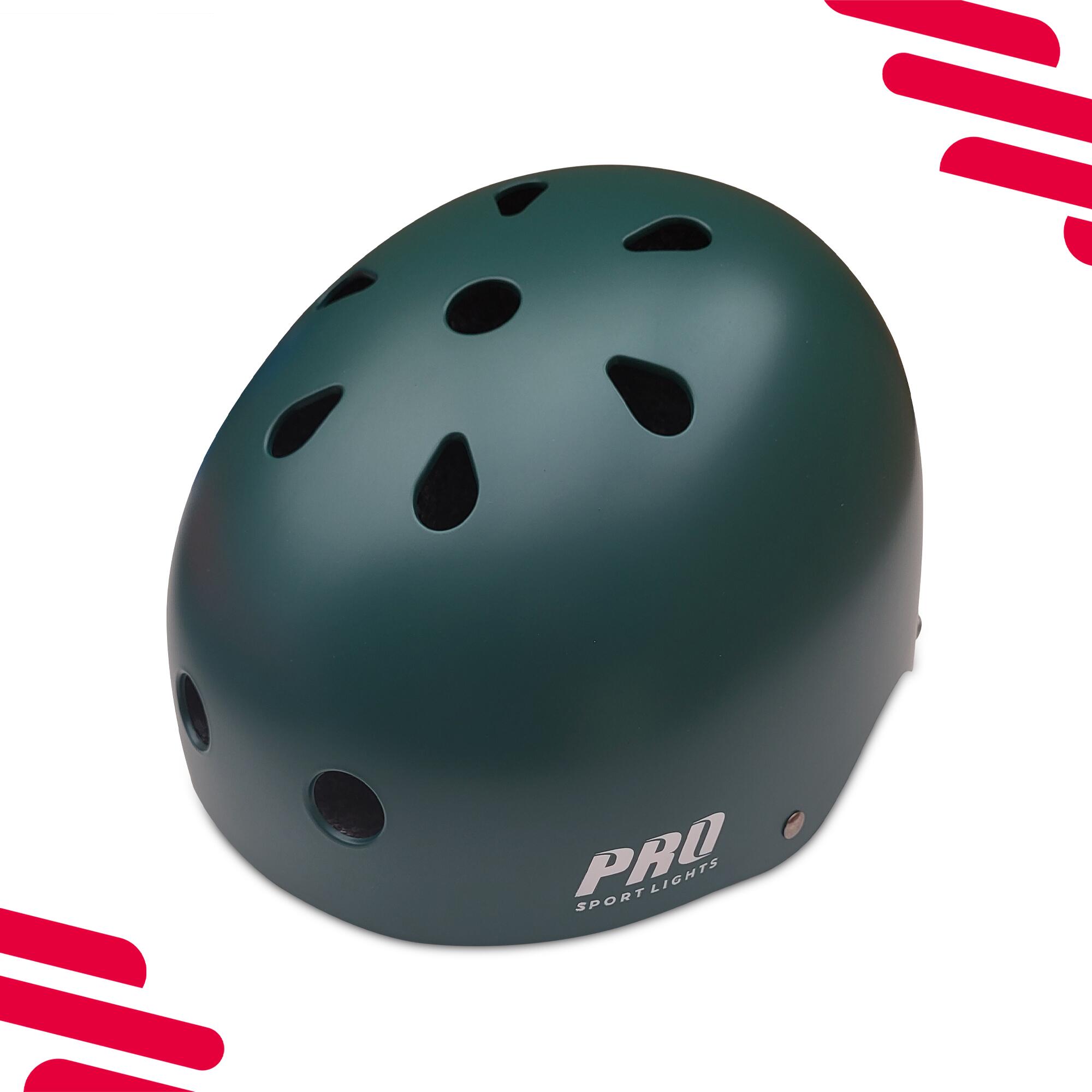 Casco de bicicleta para niños Skate - Verde militar 5/7