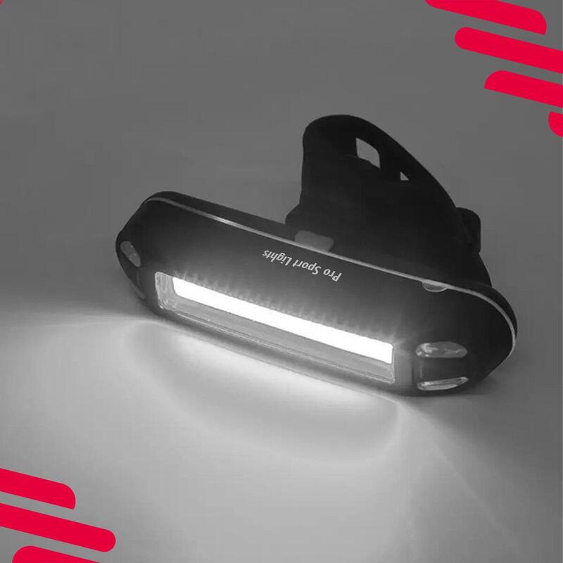 100 lumen Lumière avant pour vélo - BLANC rechargeable par USB - Lumière LED