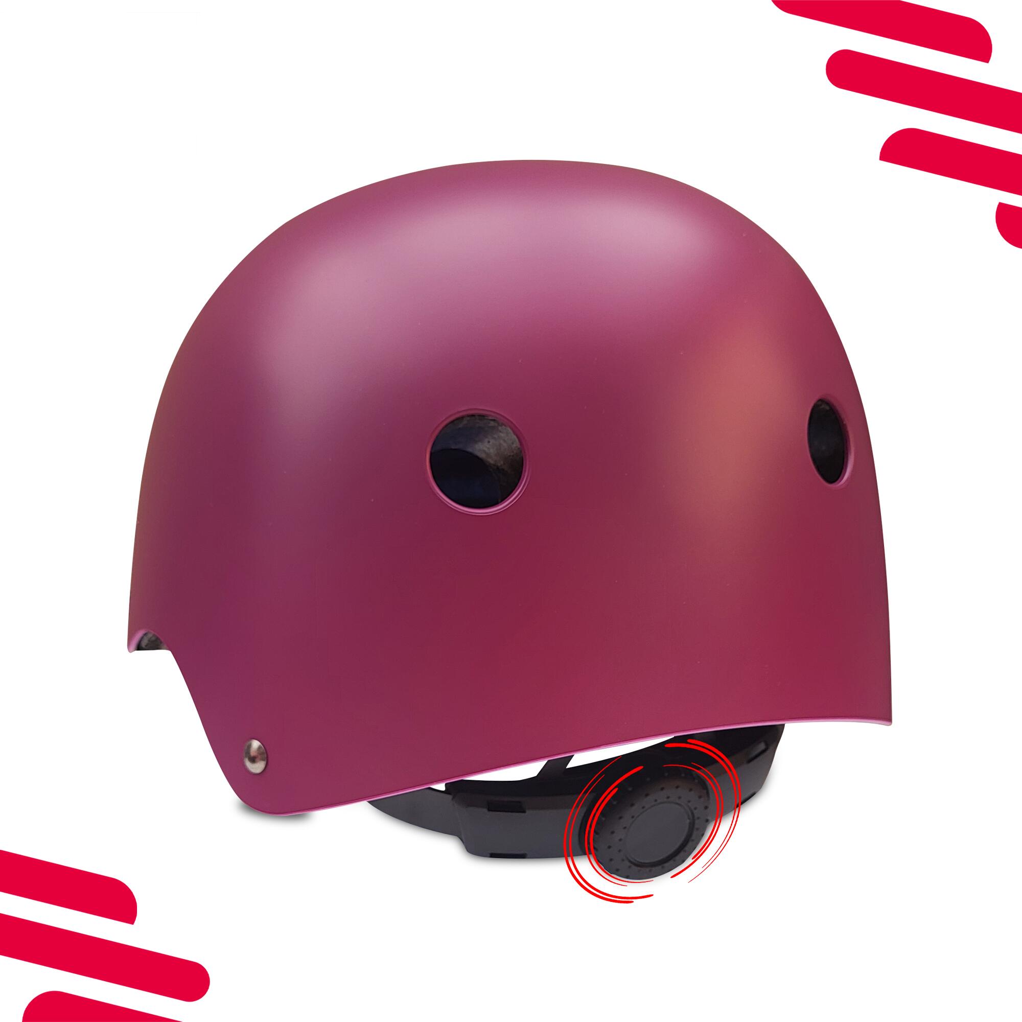 Fietshelm Kinderen Skate - Paars 4/7