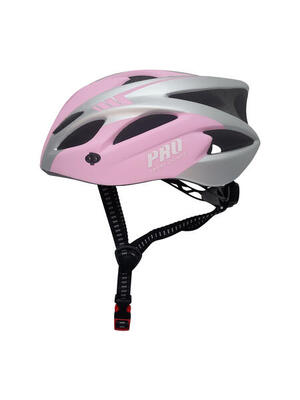 Fietshelm dames/vrouwen volwassenen - mat roze/grijs