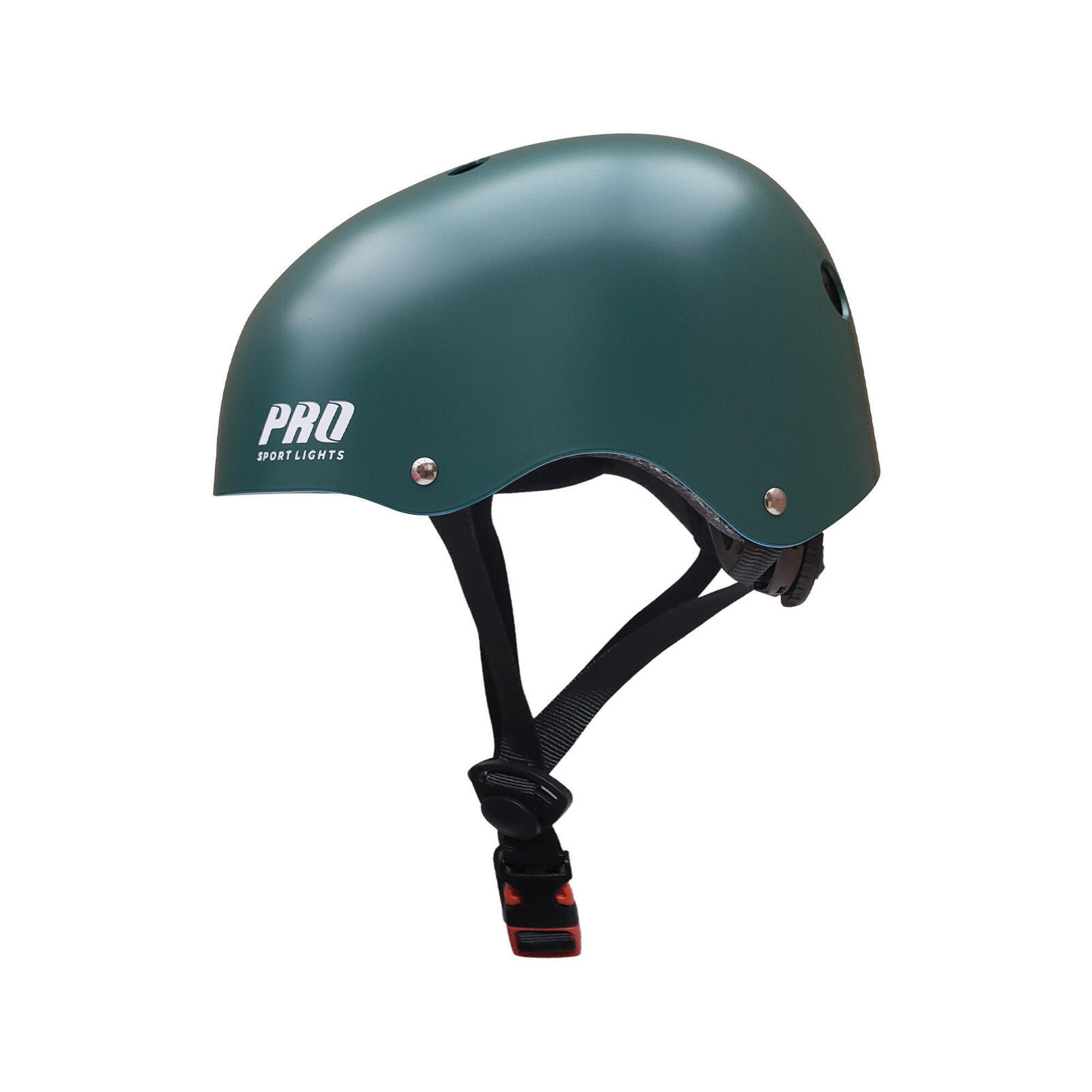 PRO SPORT LIGHTS Fietshelm Kinderen Skate - Army Green